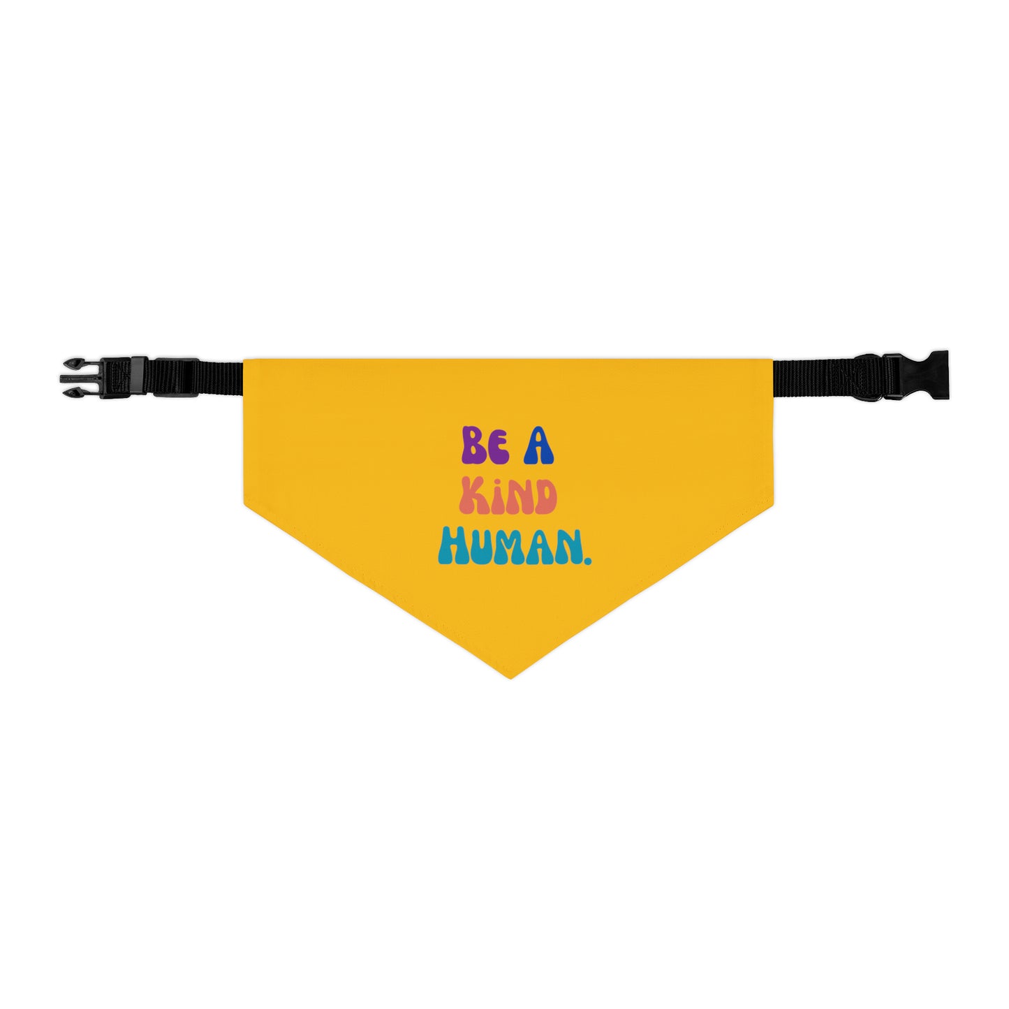 Kind Human Pet Collar Bandana (yellow)
