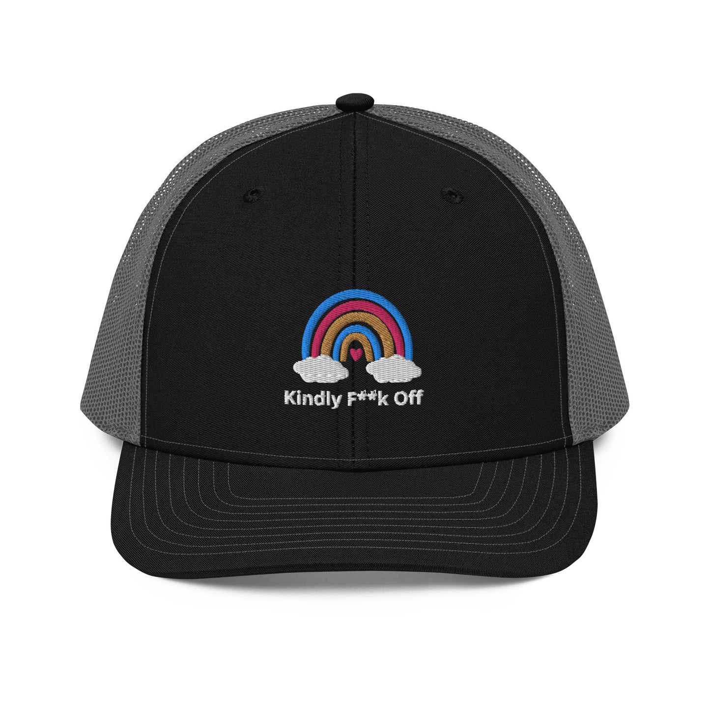 Rainbow Trucker Cap- Kindly F**K Off
