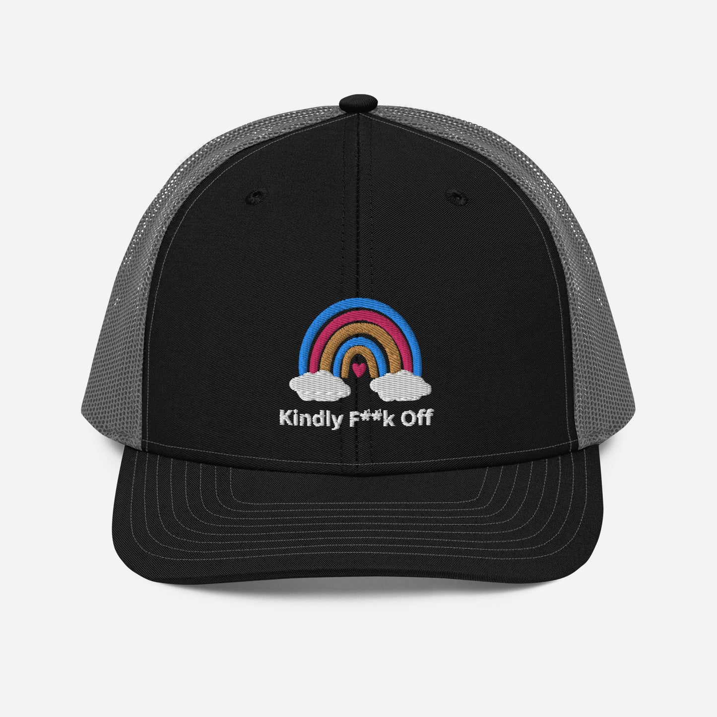 Rainbow Trucker Cap- Kindly F**K Off