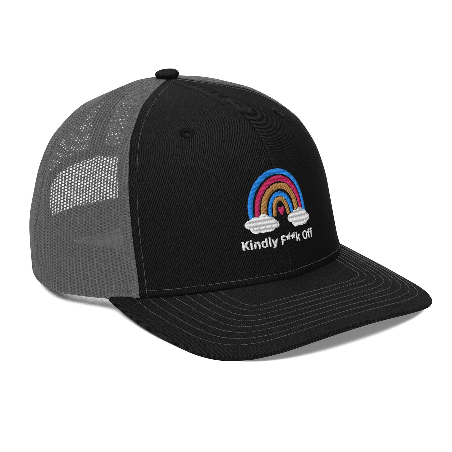 Rainbow Trucker Cap- Kindly F**K Off