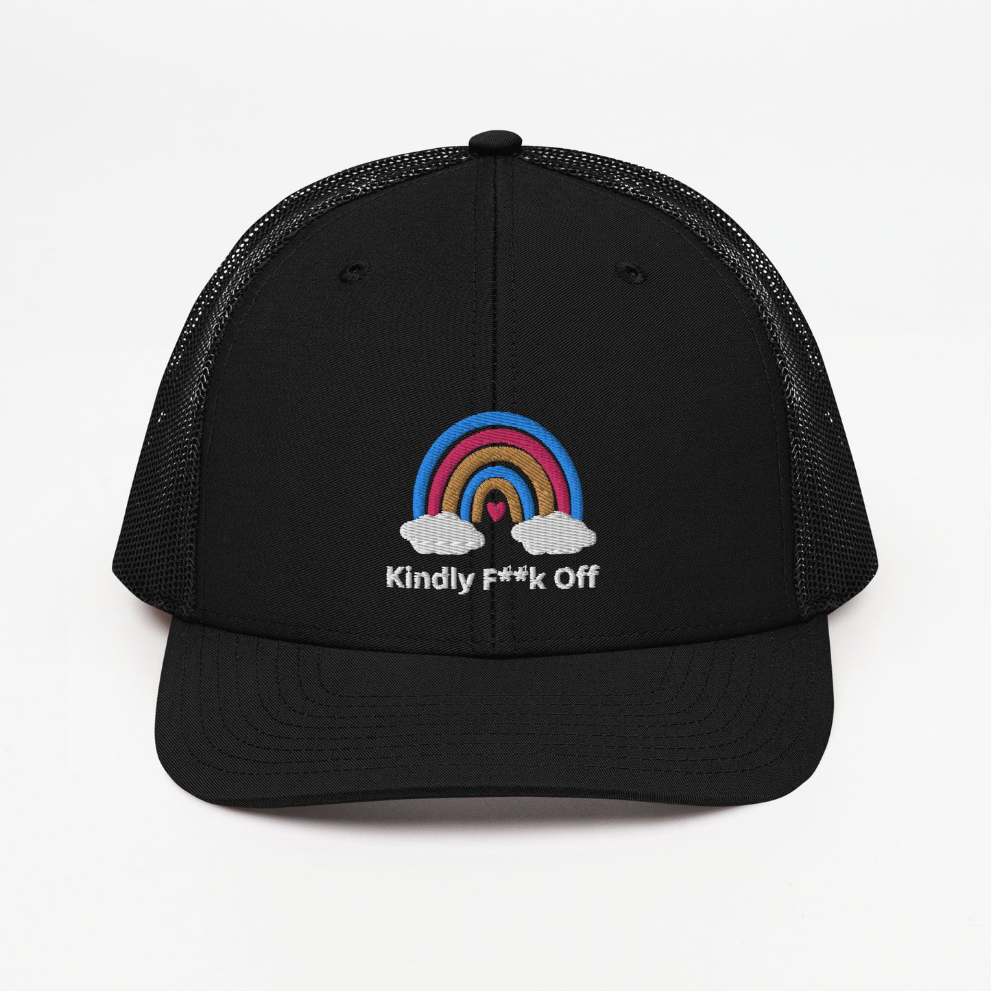 Rainbow Trucker Cap- Kindly F**K Off