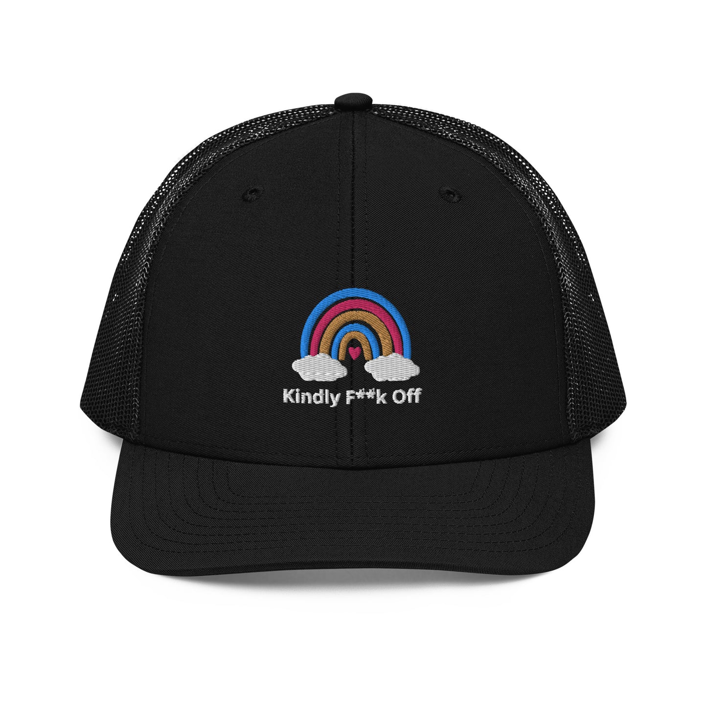 Rainbow Trucker Cap- Kindly F**K Off