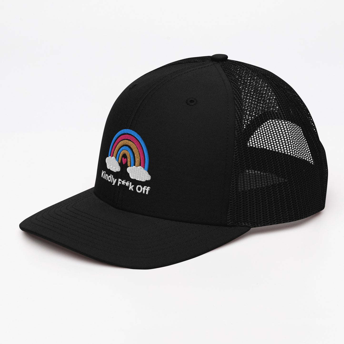 Rainbow Trucker Cap- Kindly F**K Off