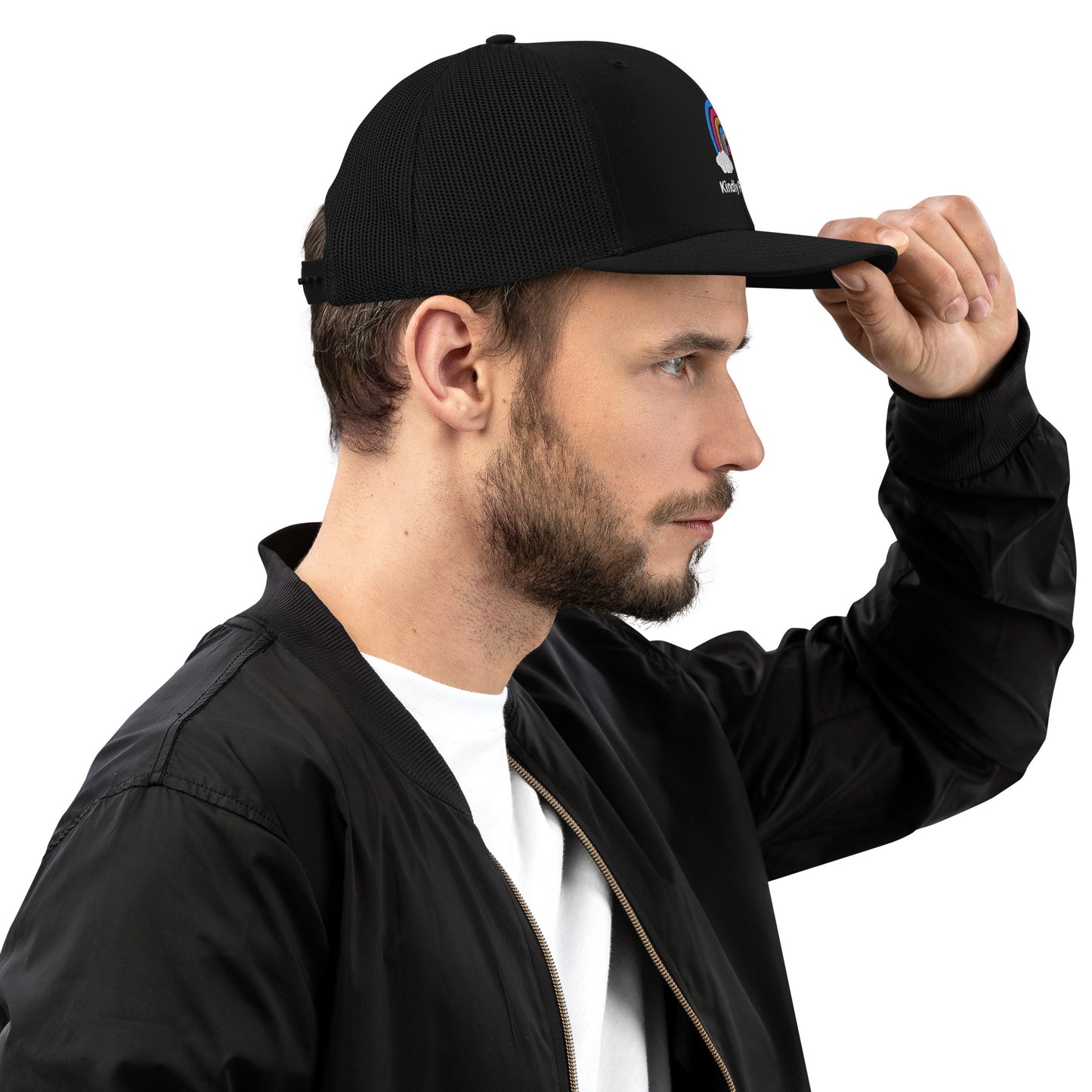 Rainbow Trucker Cap- Kindly F**K Off