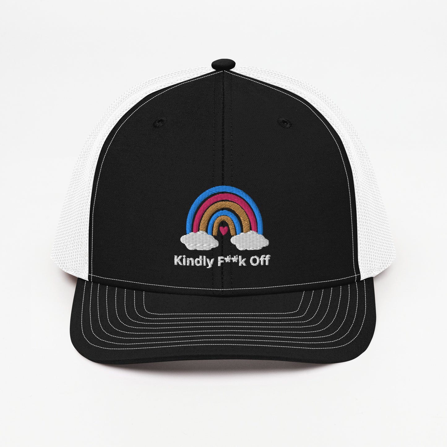 Rainbow Trucker Cap- Kindly F**K Off