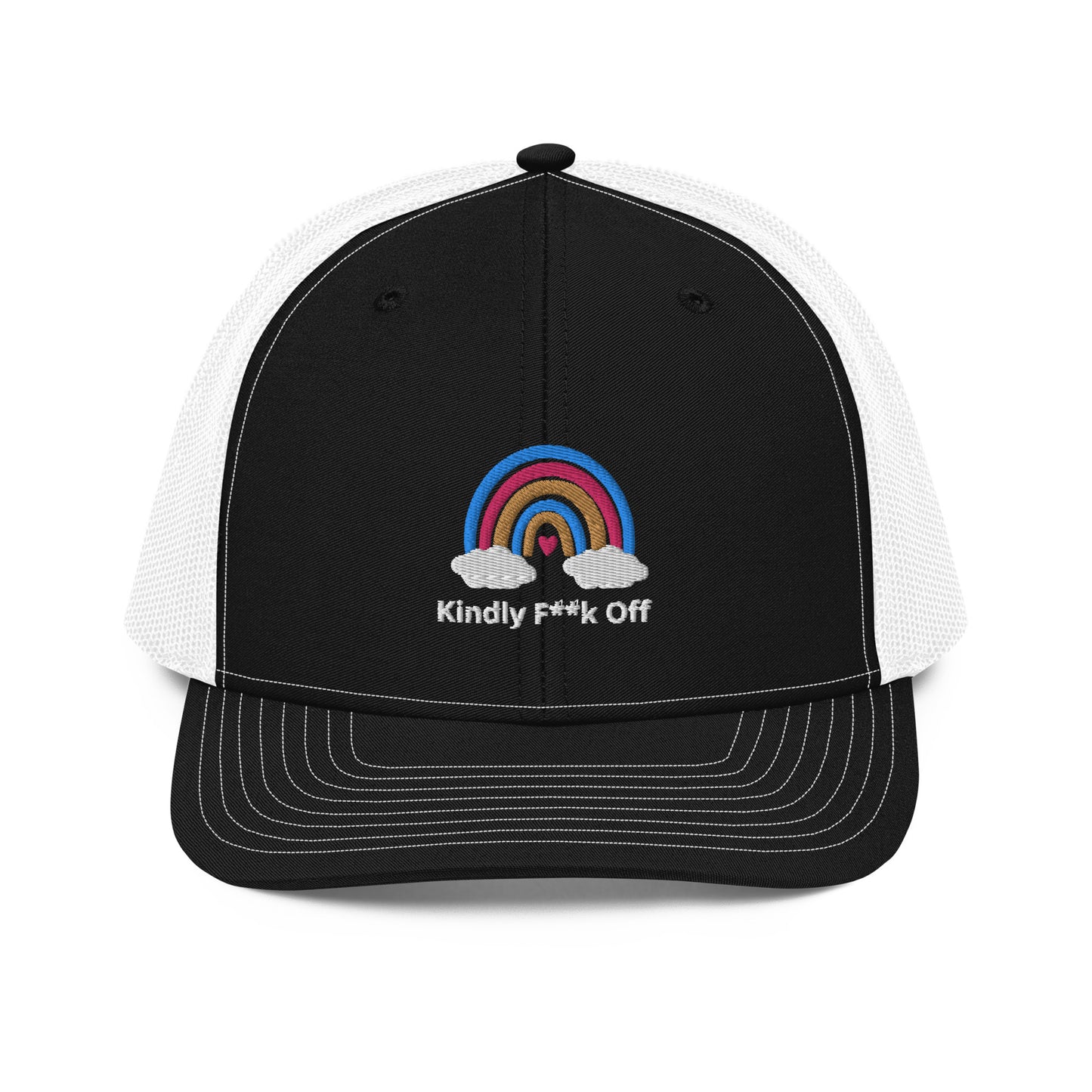 Rainbow Trucker Cap- Kindly F**K Off
