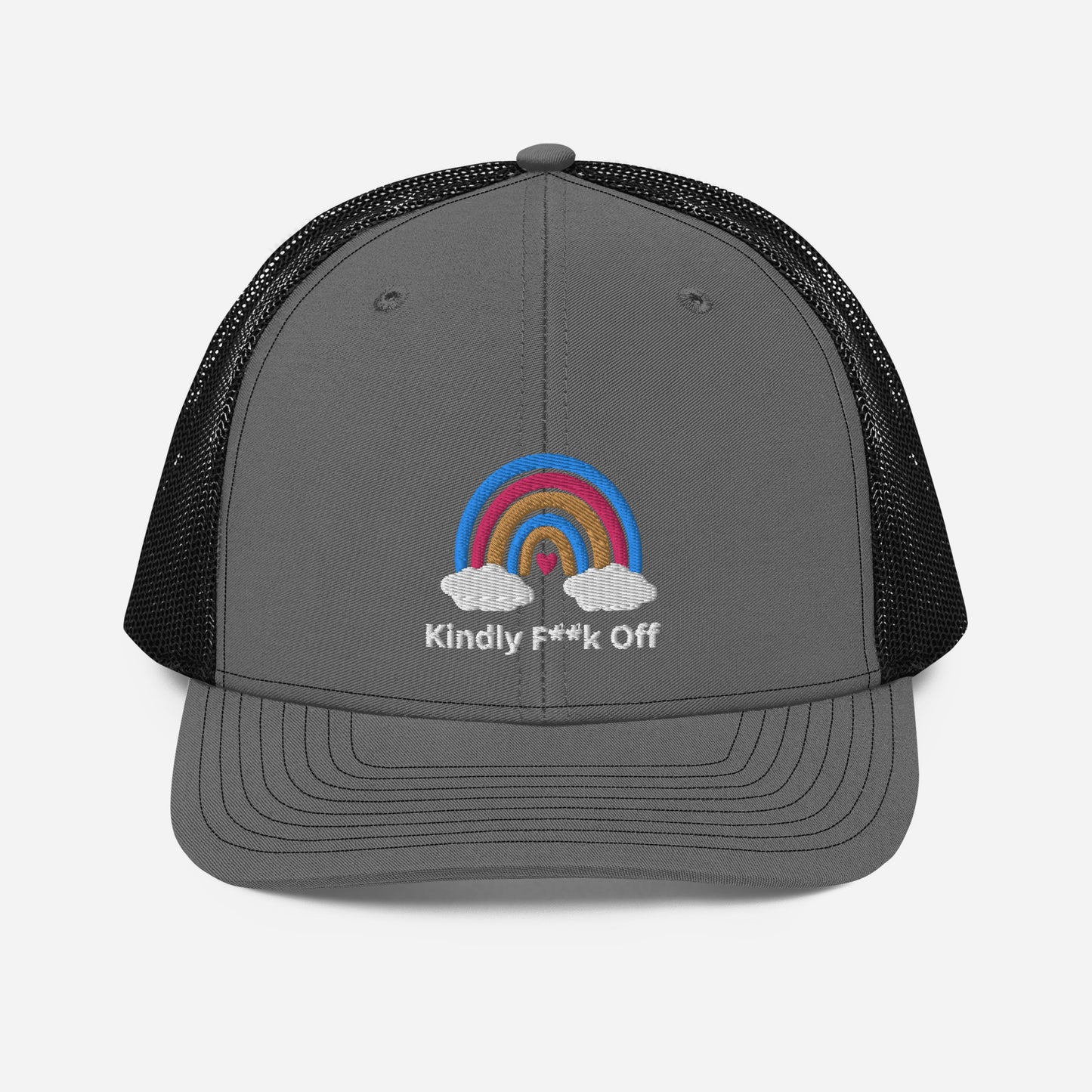 Rainbow Trucker Cap- Kindly F**K Off