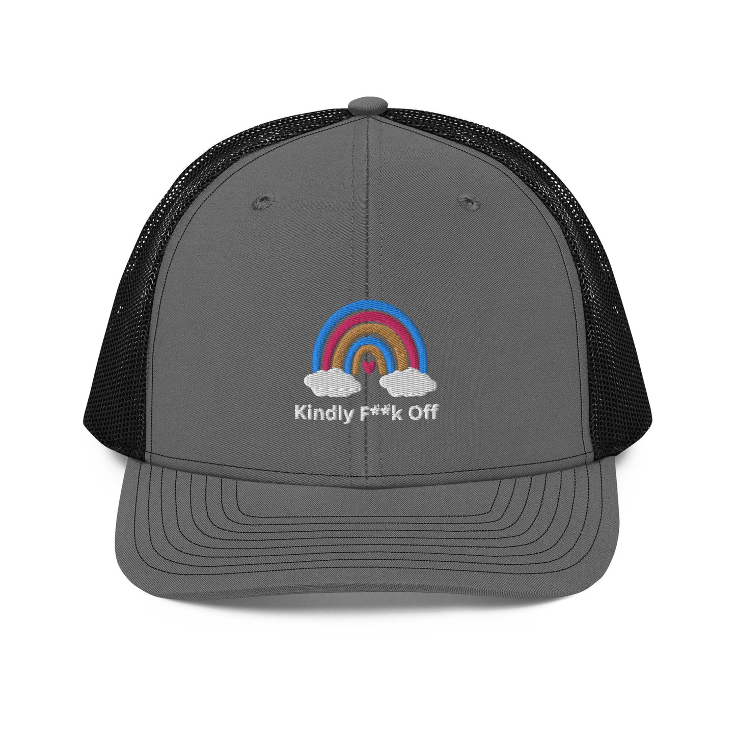Rainbow Trucker Cap- Kindly F**K Off