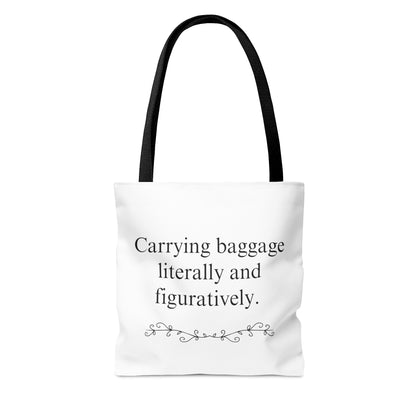 Emotional Baggage Tote (white)