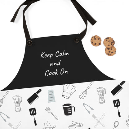 Keep Calm & Cook On Kitchen Apron