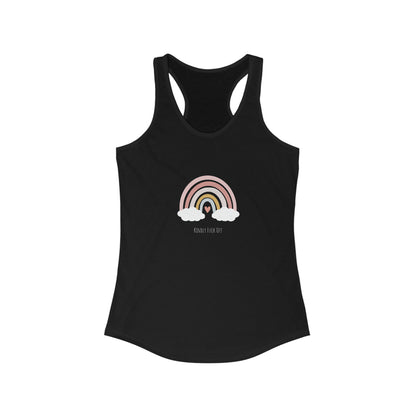 Rainbow Racerback Tank- Kindly Fuck Off