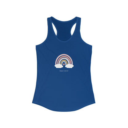 Rainbow Racerback Tank- Kindly Fuck Off