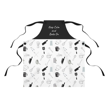 Keep Calm & Bake On Kitchen Apron