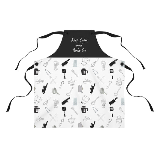 Keep Calm & Bake On Kitchen Apron