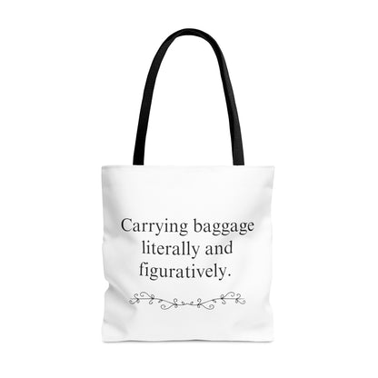 Emotional Baggage Tote (white)