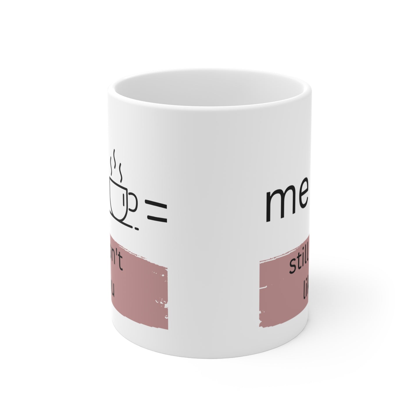 Me + You Coffee Essential Ceramic Mug 11oz (white)