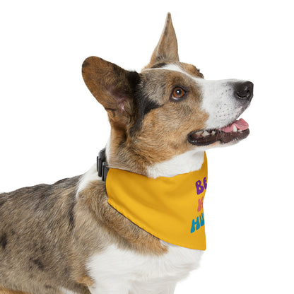 Kind Human Pet Collar Bandana (yellow)