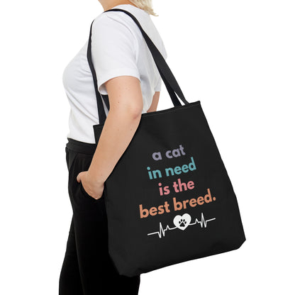 Paws of Compassion Tote Bag (cat)