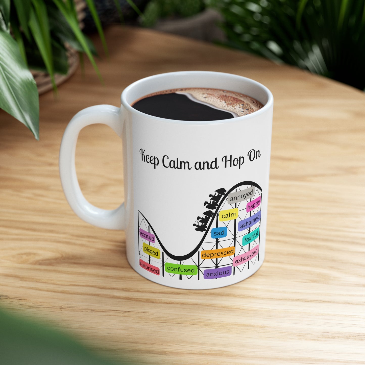 Keep Calm and Hop On 11oz Ceramic Mug