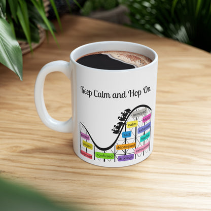 Keep Calm and Hop On 11oz Ceramic Mug