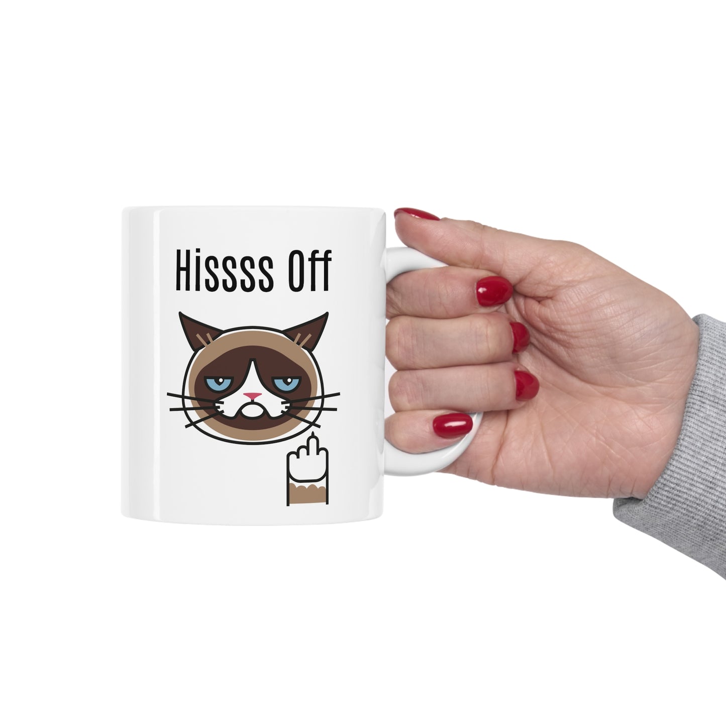 Hissss Off Ceramic Mug 11oz