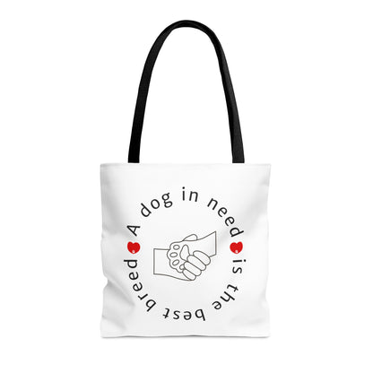 Paws for Purpose Tote Bag (white)