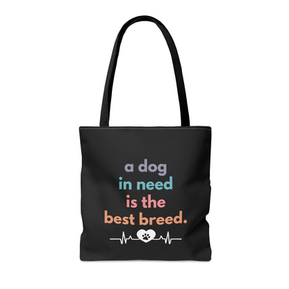 Paws of Compassion Tote Bag (dog)