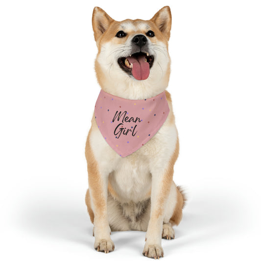 Mean Girl Pet Collar Bandana (pink)