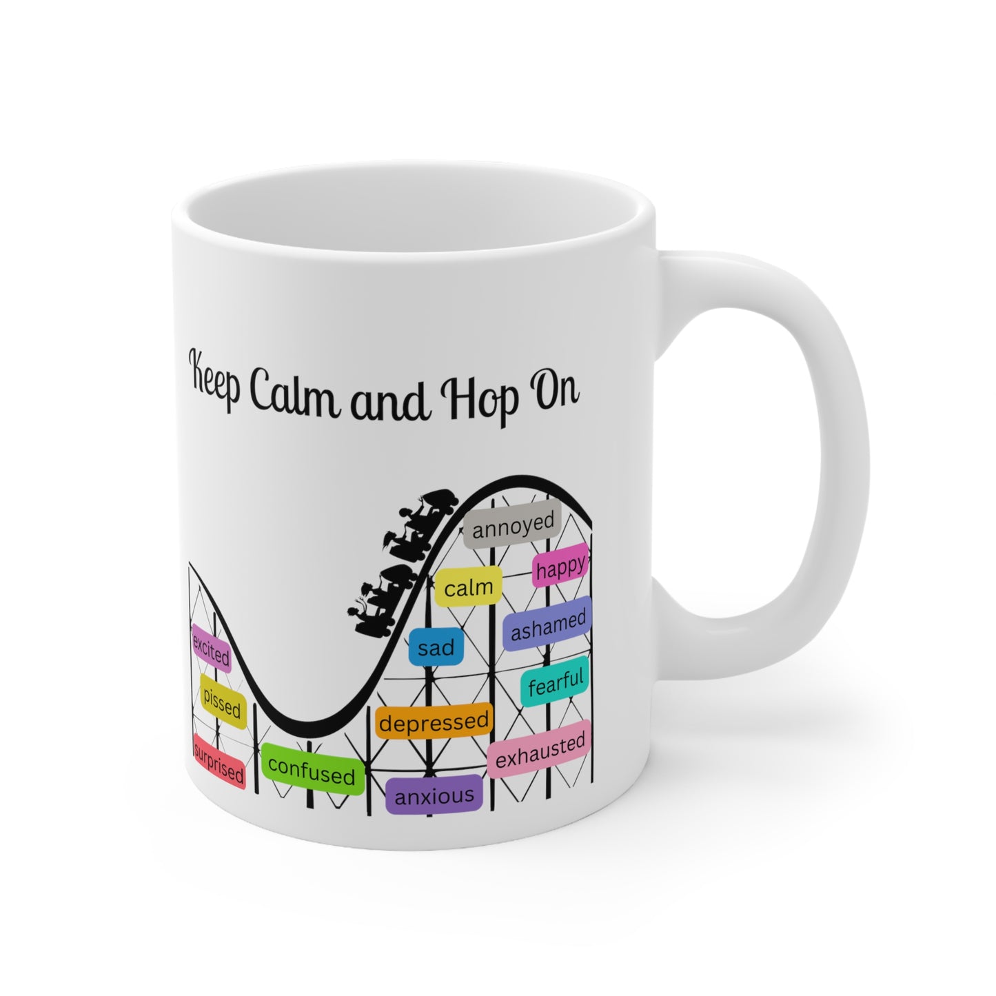 Keep Calm and Hop On 11oz Ceramic Mug