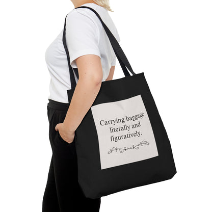 Emotional Baggage Tote (black/tan)