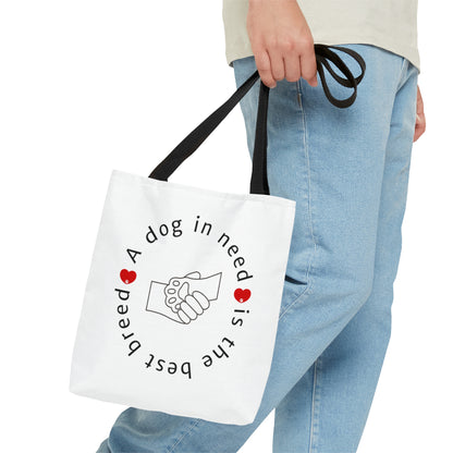 Paws for Purpose Tote Bag (white)