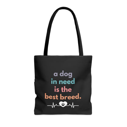 Paws of Compassion Tote Bag (dog)