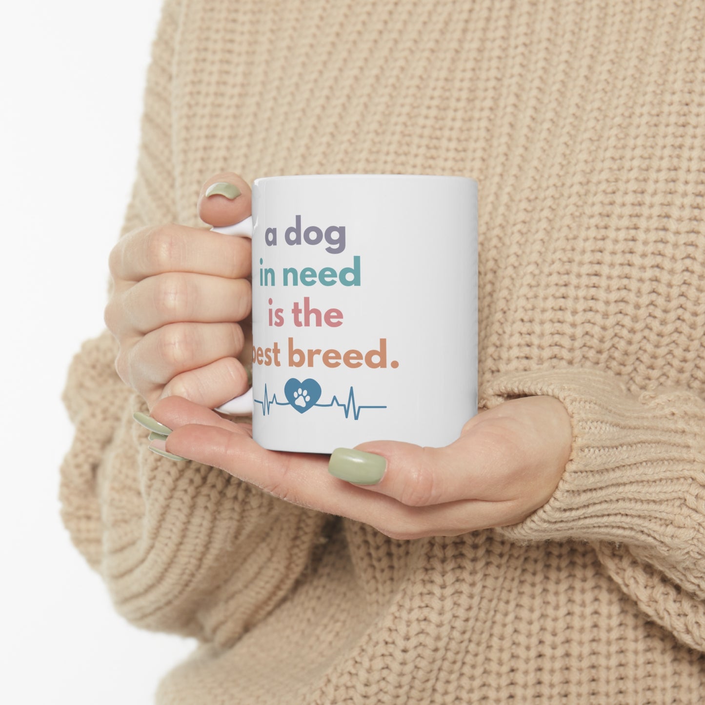 Paws of Compassion Ceramic Mug 11oz