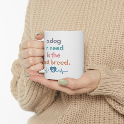 Paws of Compassion Ceramic Mug 11oz