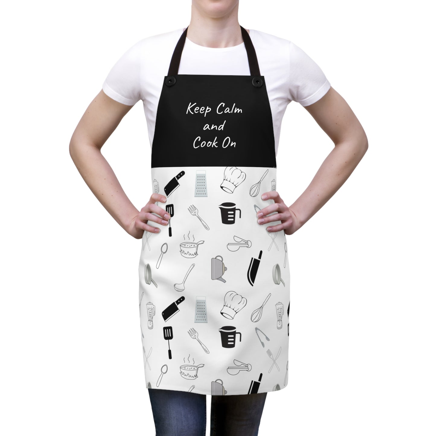 Keep Calm & Cook On Kitchen Apron