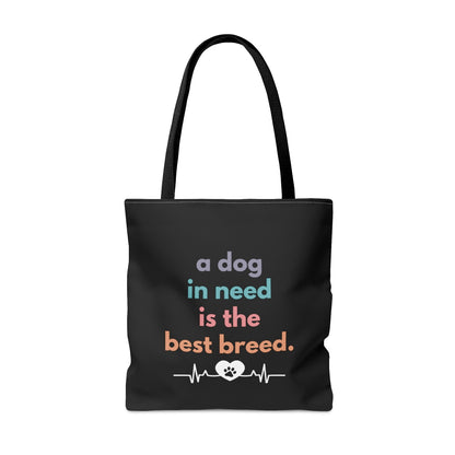 Paws of Compassion Tote Bag (dog)