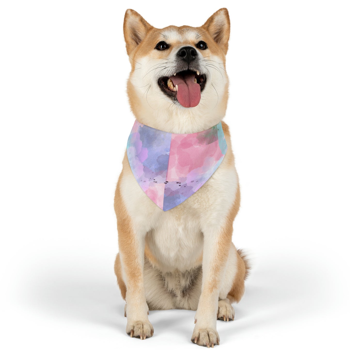 Watercolor Pet Collar Bandana