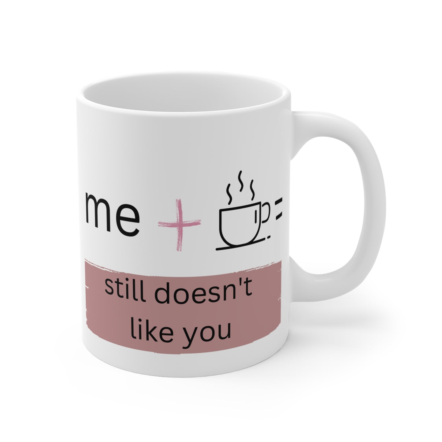 Me + You Coffee Essential Ceramic Mug 11oz (white)