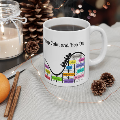 Keep Calm and Hop On 11oz Ceramic Mug