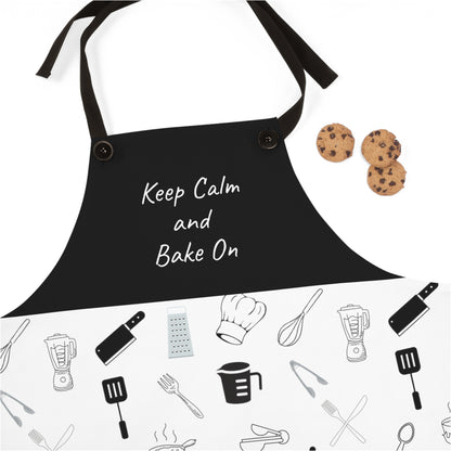 Keep Calm & Bake On Kitchen Apron