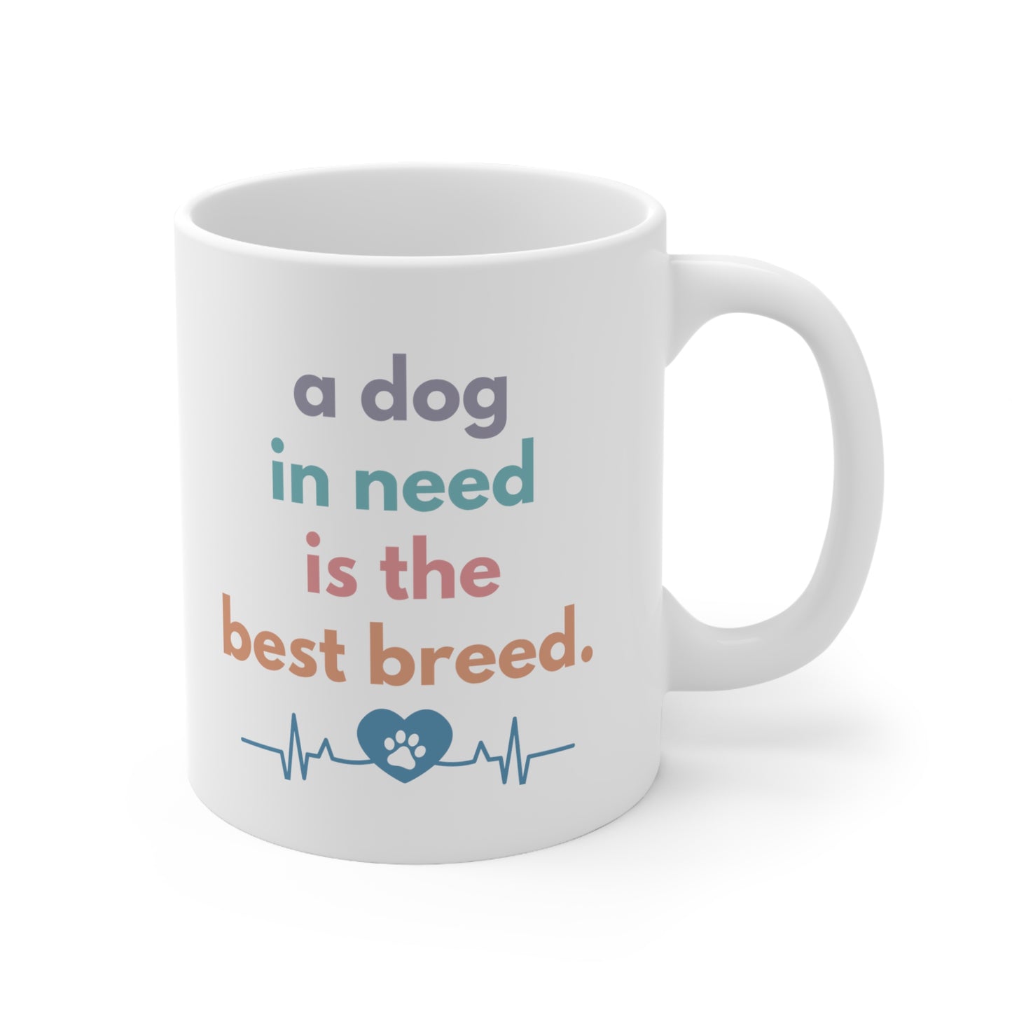 Paws of Compassion Ceramic Mug 11oz