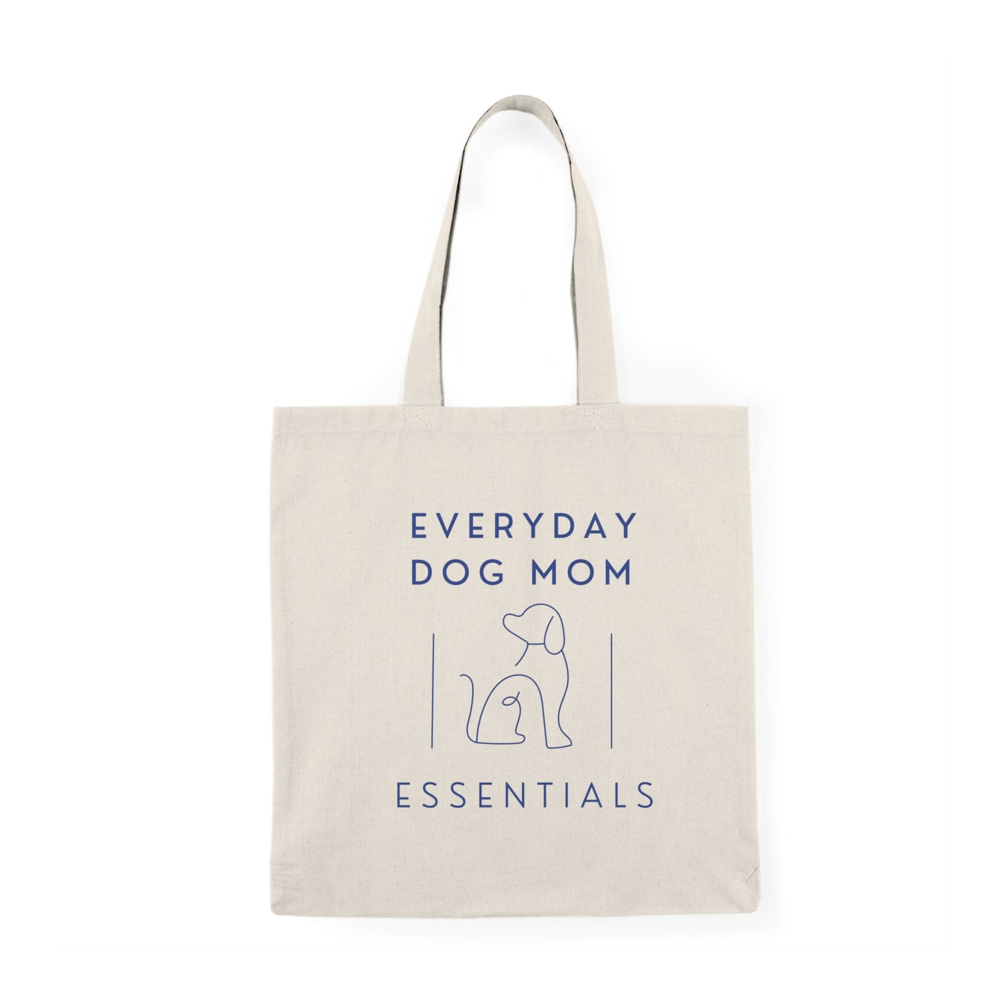 Dog Mom Essential Natural Tote Bag