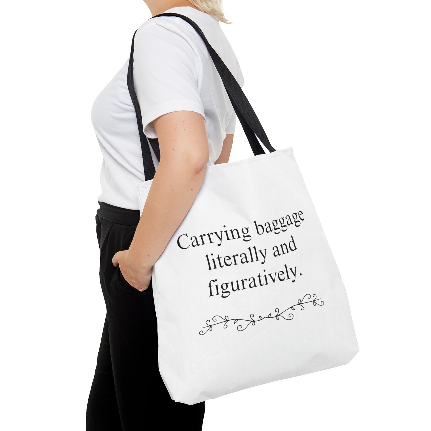 Emotional Baggage Tote (white)