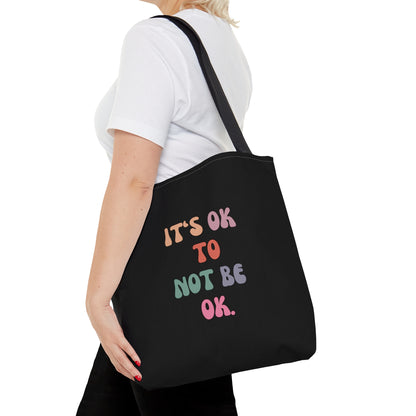 Heartfelt Acceptance Black Tote Bag