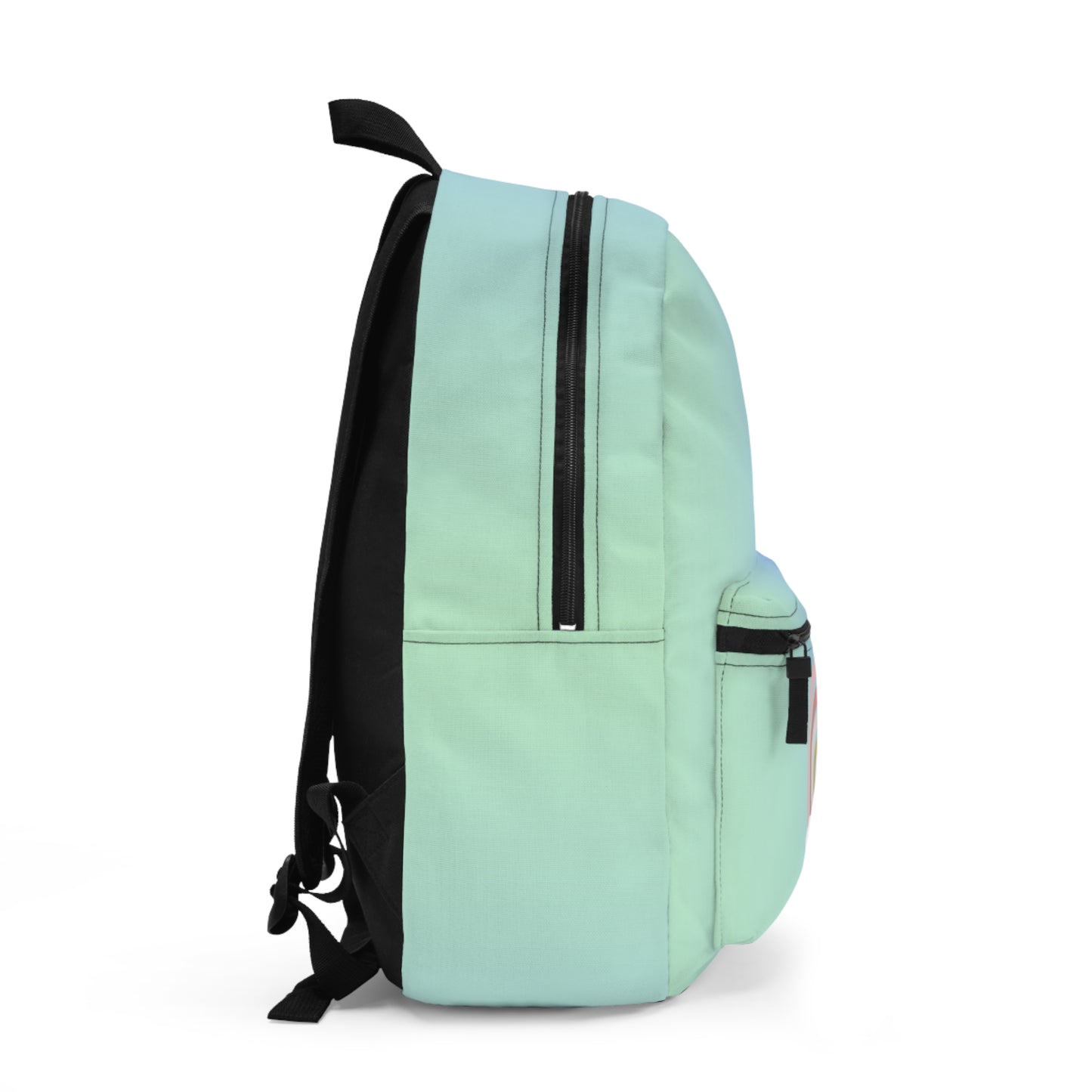 Rainbow Backpack - Kindly F**K Off (blue/green)