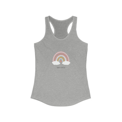 Rainbow Racerback Tank- Kindly Fuck Off