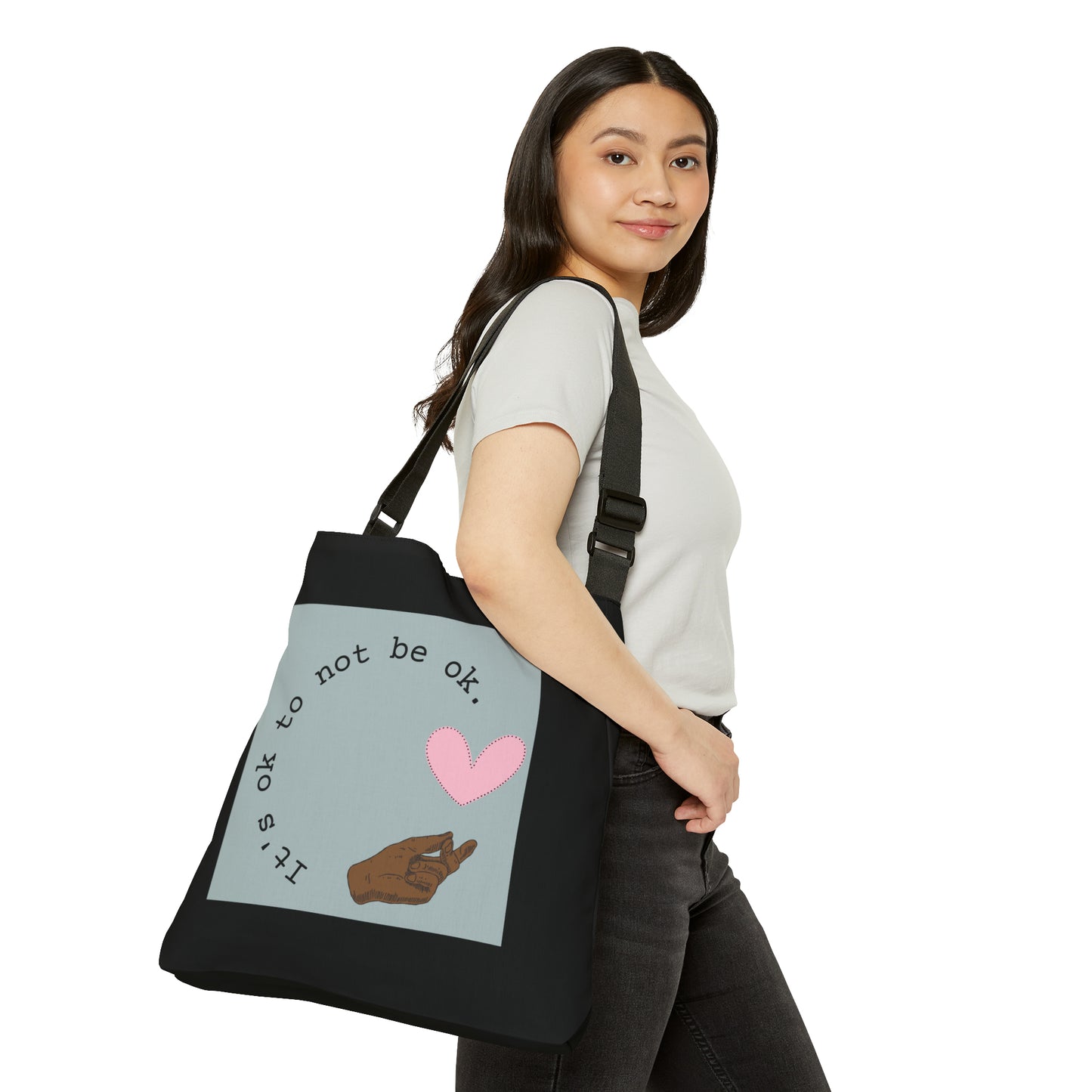 Heartfelt Acceptance Adjustable Tote/Messenger Bag