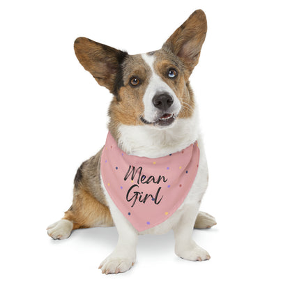 Mean Girl Pet Collar Bandana (pink)