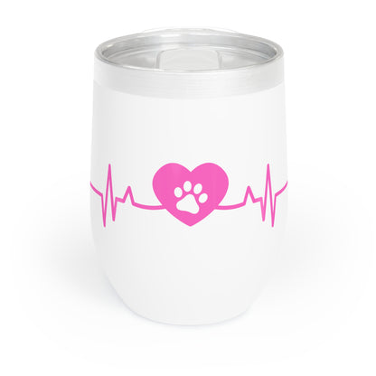 Paws and Hearts: Tumbler 12 oz