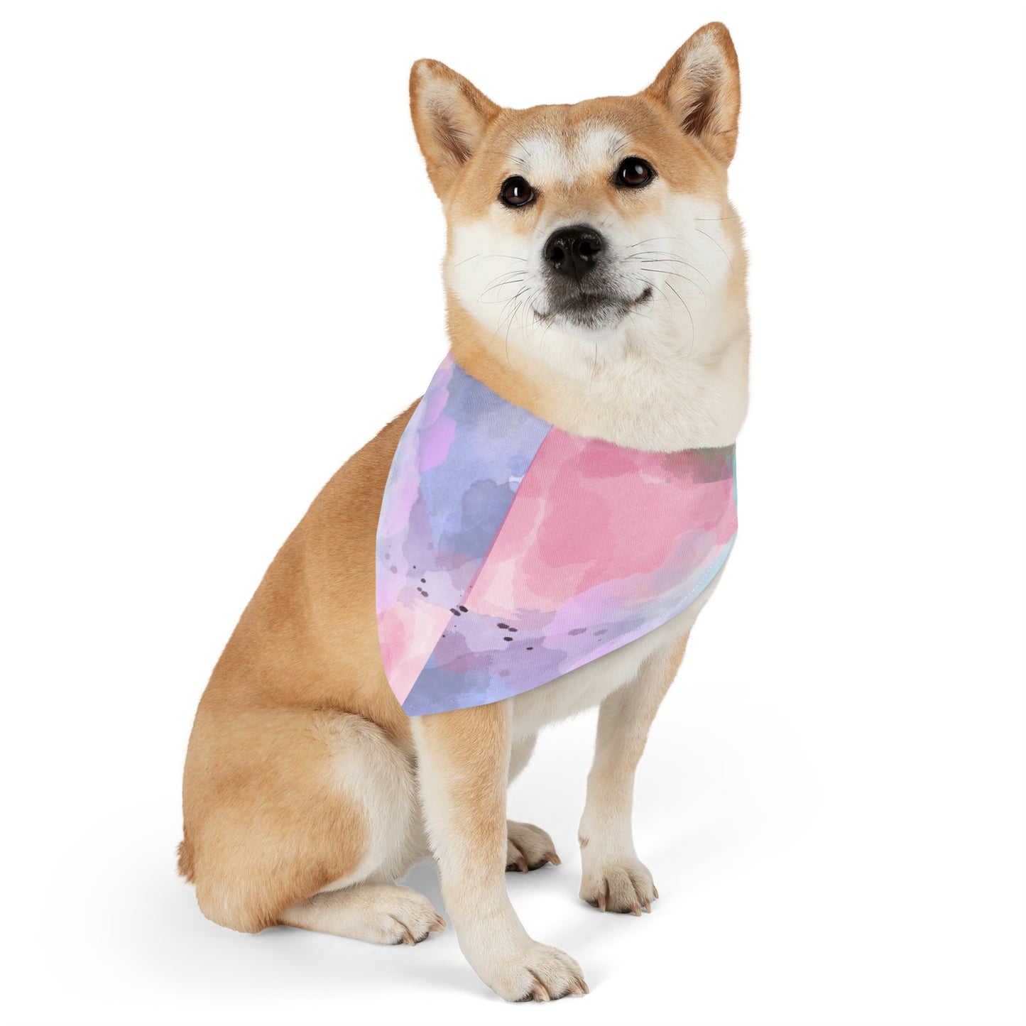 Watercolor Pet Collar Bandana